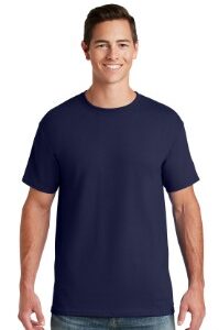 CJS0029M-NV Heavyweight 50/50 Blend TShirt, Navy