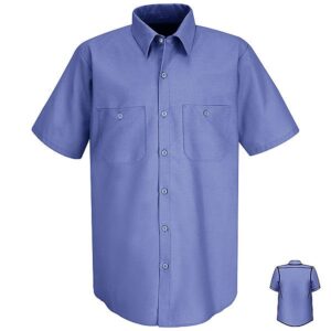 CRKSSP24 MEN'S SHORT SLEEVE INDUSTRIAL WORK SHIRT